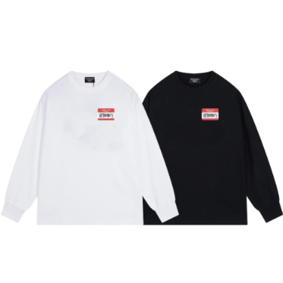 Balenciaga Collaboration Printed Long-Sleeve